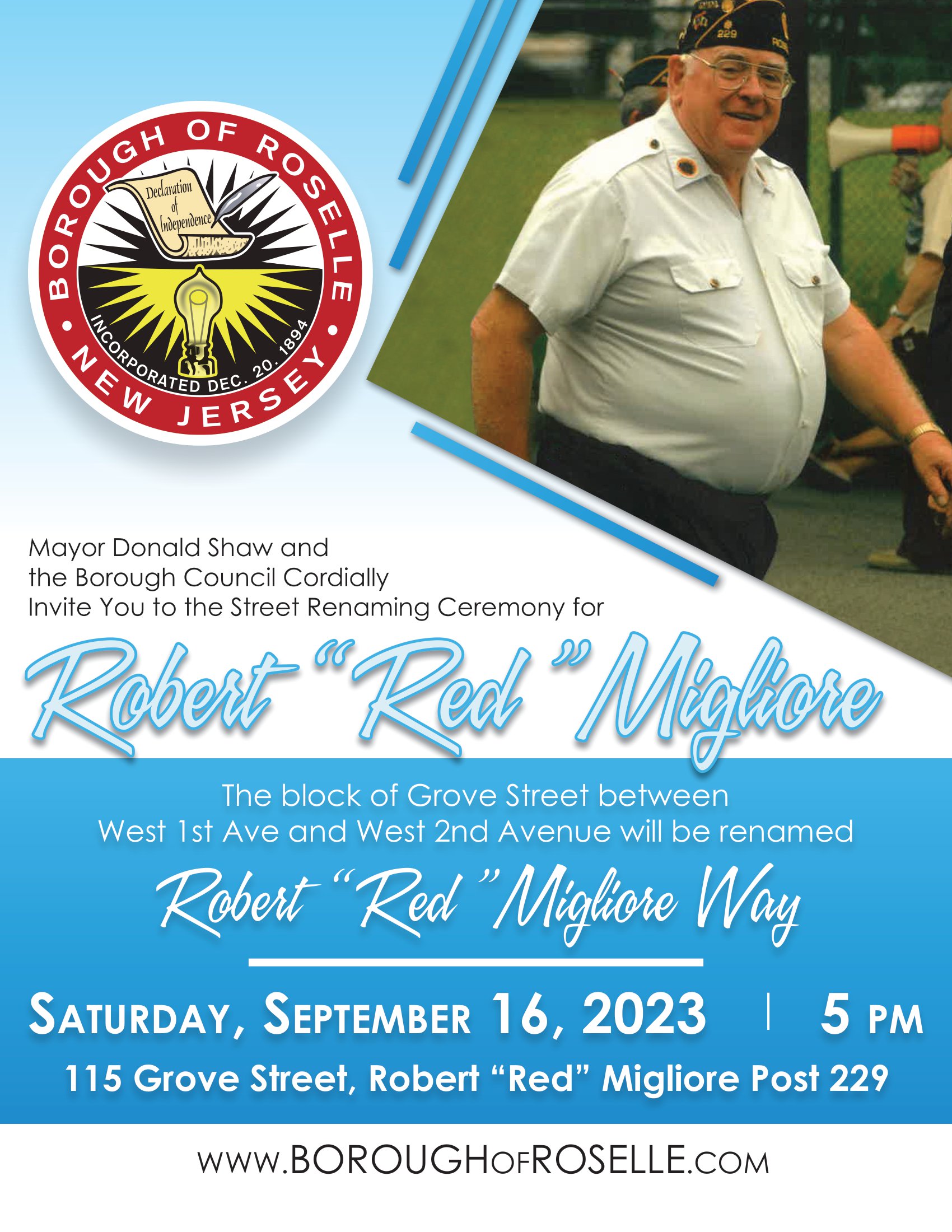 Robert Red Migliore Way flyer v6